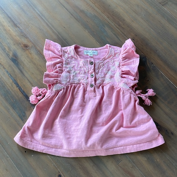 🌻5/$15🌻 Jessica Simpson Embroidered Top 18M - Picture 6 of 8